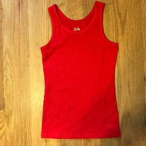 Justice Red Tank Top